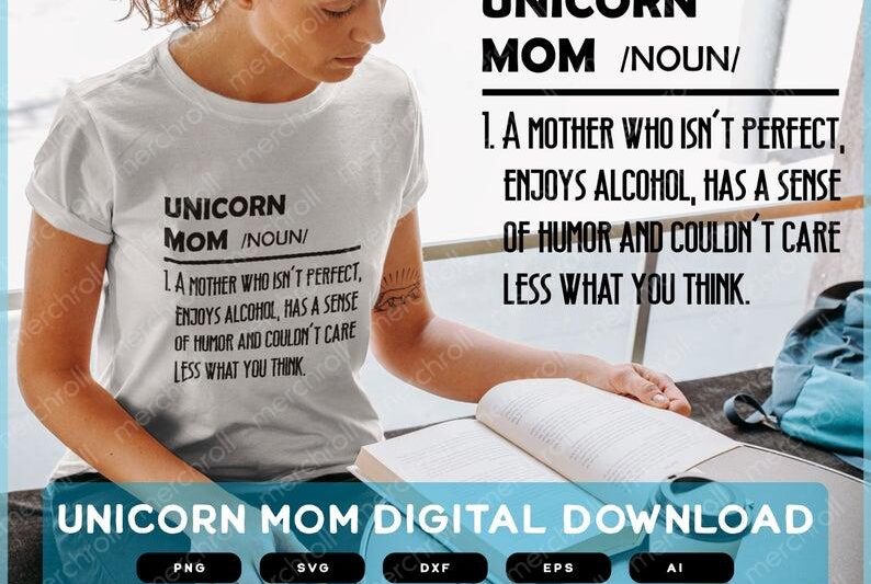 Mom Unicorn svg | Unicorn Mom svg | Unicorn Design | Unicorn Mom png | Unicorn Mom eps