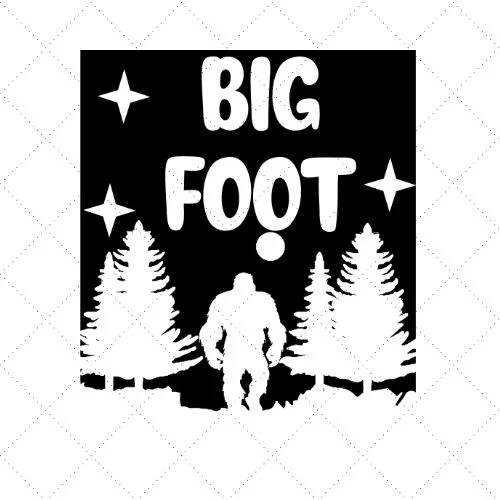 Big Foot SVG PNG EPS DXF AI Download