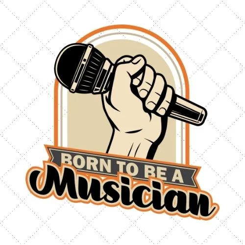 Born To Be Musician SVG PNG EPS DXF AI Download