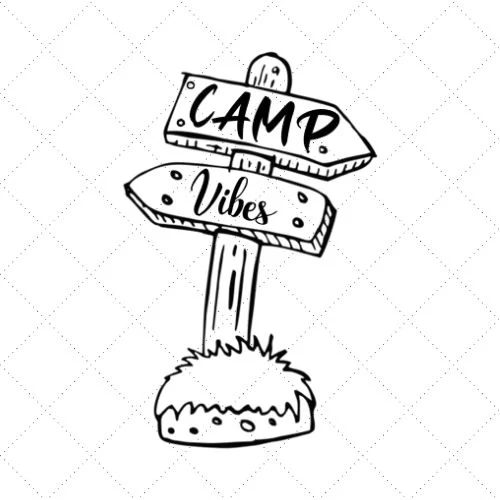 Camp Vibes SVG PNG EPS DXF AI Download