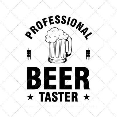 Professional beer taster SVG PNG EPS AI DXF Download