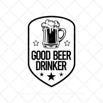 Good beer drinker SVG PNG EPS AI DXF Download