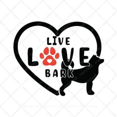 LIVE LOVE BARL SVG PNG EPS AI DXF Download