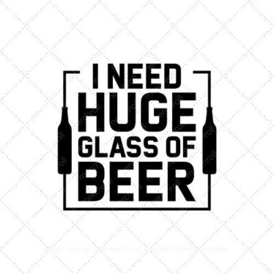 I need huge glass of beer SVG PNG EPS AI DXF Download