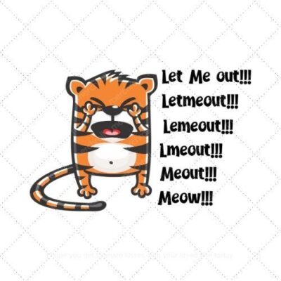 Let me out letmeout lemeout meout meow SVG PNG EPS AI DXF Download