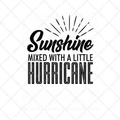 Sunshine mixed with a little hurricane SVG PNG EPS AI DXF Download