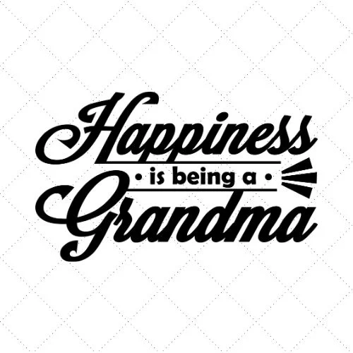 Happiness Is Being A Grandma SVG PNG EPS DXF AI Download
