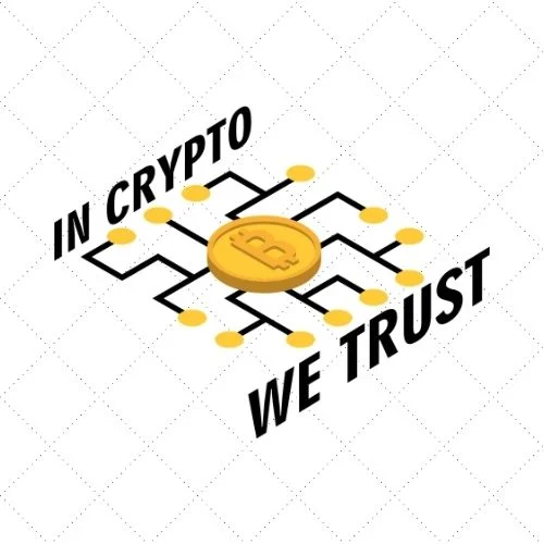 In Crypto We Trust SVG PNG EPS DXF AI Download