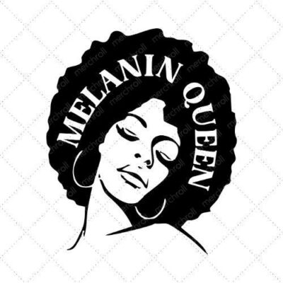 Melanin Queen SVG PNG EPS DXF AI Download