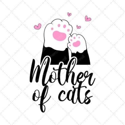 Mother Of Cats SVG PNG EPS DXF AI Download