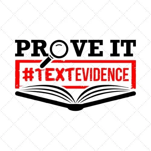 Prove It #Textevidence SVG PNG EPS DXF AI Download