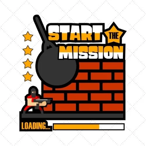Start The Mission SVG PNG EPS DXF AI Download