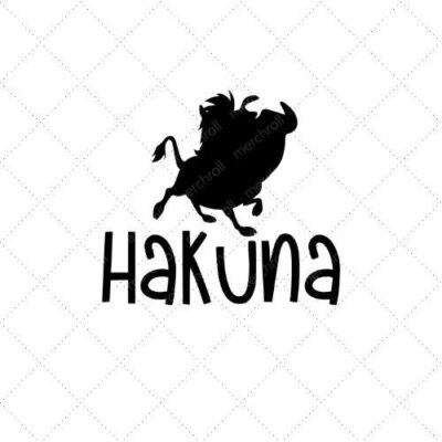 Hakuna SVG PNG EPS DXF AI Download