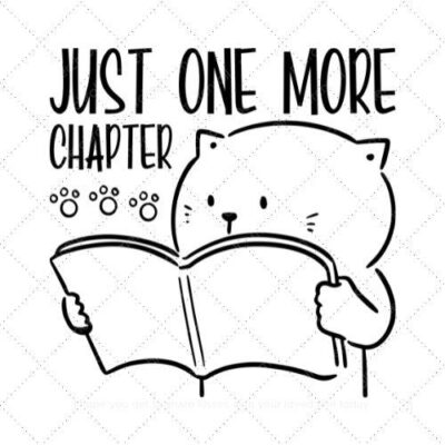 Just one more chapter SVG PNG EPS AI DXF Download