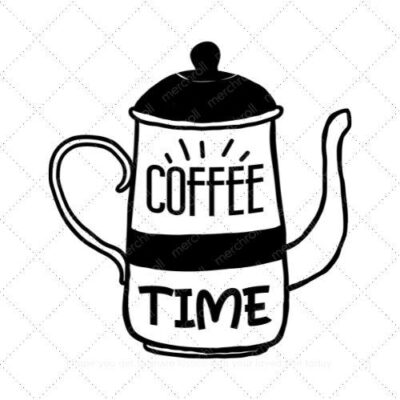 Coffee time SVG PNG EPS AI DXF Download