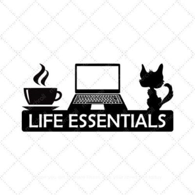 Life essentials SVG PNG EPS AI DXF Download