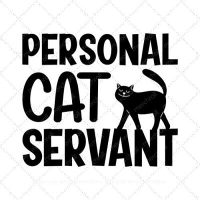 Personal cat servant SVG PNG EPS AI DXF Download