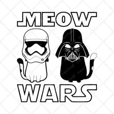 Meow wars SVG PNG EPS AI DXF Download