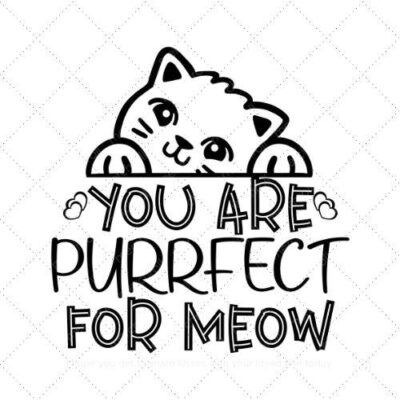 You Are Purrfect SVG PNG EPS AI DXF Download