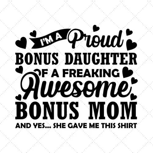 I'm A Proud Mom Gift From Son To Mom Funny Mothers Day Svg Png Dxf