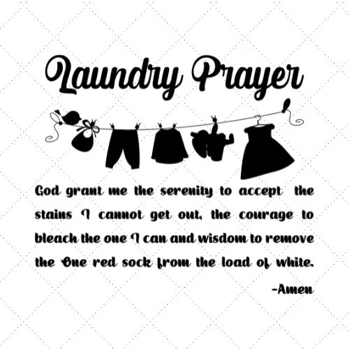 Laundry Prayer SVG PNG EPS DXF AI Download