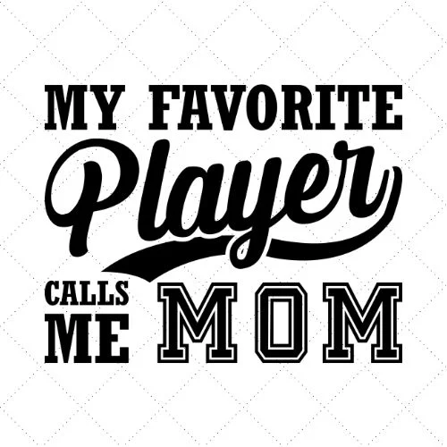 My favorite baseball player calls me mom happy mother's day 21663237 Vector  Art at Vecteezy