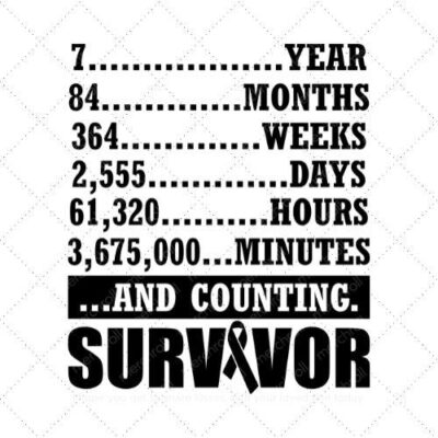 And counting survivor SVG PNG EPS DXF AI Download