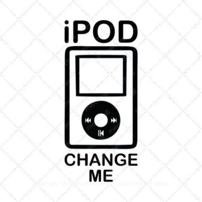 Ipod Change me SVG PNG EPS AI DXF Download