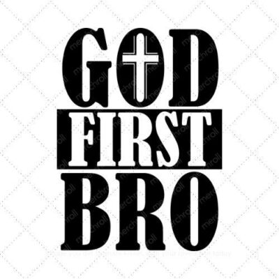 God first bro SVG PNG EPS AI DXF Download