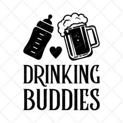 Drinking buddies SVG PNG EPS DXF AI Download