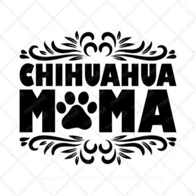 Chihuahua mama SVG PNG EPS DXF AI Download