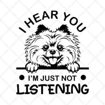 I hear you im just not listening SVG PNG EPS DXF AI Download