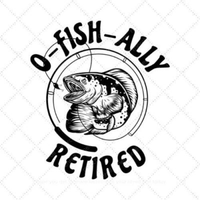 O fish ally retired SVG PNG EPS DXF AI Download