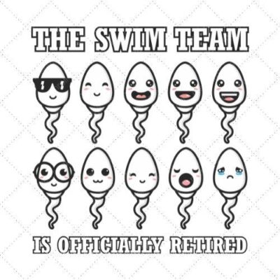 The swim team is officially retired SVG PNG EPS DXF AI Download