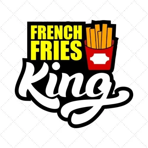 French Fries King SVG EPS DXF AI Download