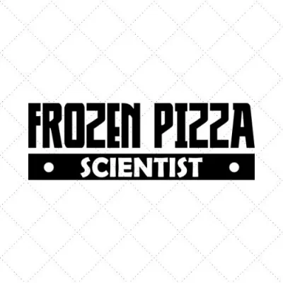 Frozen Pizza Scientist SVG PNG EPS DXF AI Download