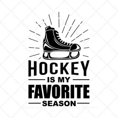 Hockey Is My Favorite Season SVG PNG EPS DXF AI Download