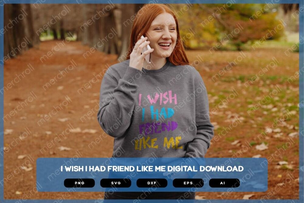 I Wish I Had Friend Like Me | Sarcastic SVG | Sarcastic Shirts Design