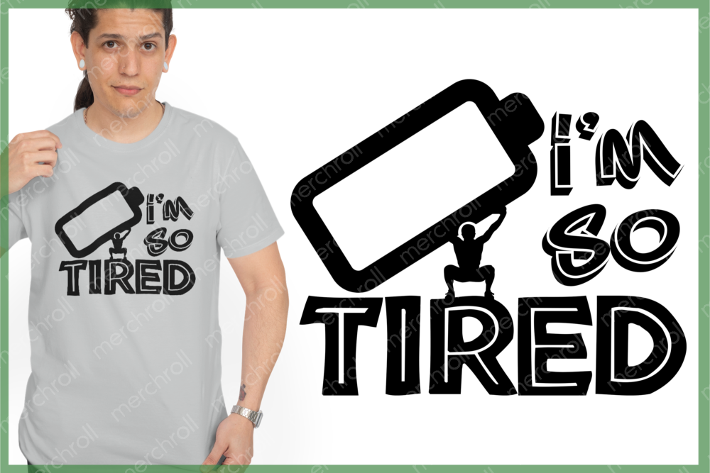 I'm So Tired Dad & Son Matching Shirt Design Bundle SVG PNG EPS DXF AI Download
