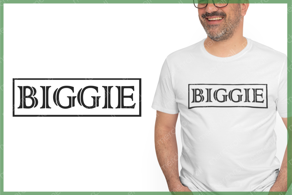 Biggie Dad & Son Matching Shirt Design Bundle SVG PNG EPS DXF AI Download