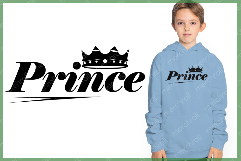 Prince Dad & Son Matching Shirt Design Bundle SVG PNG EPS DXF AI Download