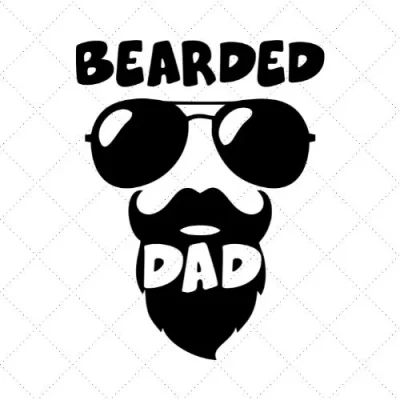 Bearded SVG PNG EPS DXF AI Download