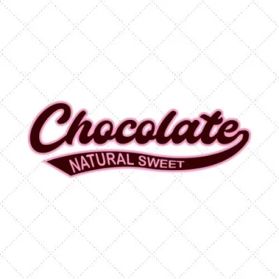 Chocolate Natural Sweet SVG PNG EPS DXF AI Download