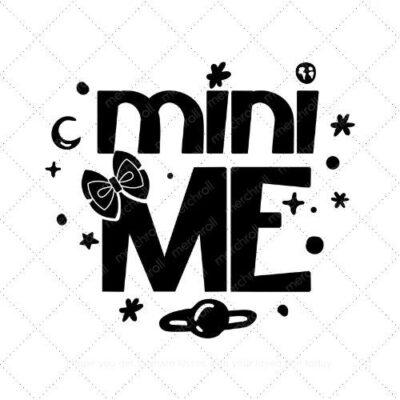 Mini me Mommy & Baby Matching Shirt Design Bundle SVG PNG EPS DXF AI Download