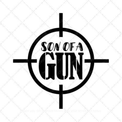 Son of gun Daddy & Baby Matching Shirt Design SVG PNG EPS DXF AI Download