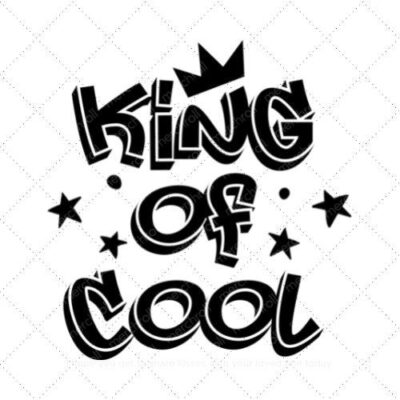King Of Cool Dad & Son Matching Shirt Design Bundle SVG PNG EPS DXF AI Download