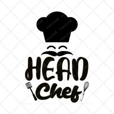 Head Chef Daddy & Daughter Matching Shirt Design SVG PNG EPS DXF AI Download