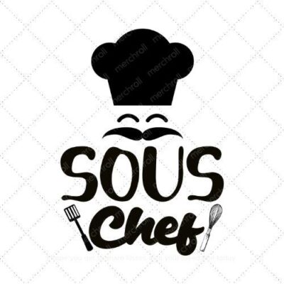 Sous Chef Daddy & Daughter Matching Shirt Design SVG PNG EPS DXF AI Download