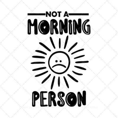 Not a morning person Mommy and Daughter Matching Shirt Design Bundle SVG PNG EPS DXF AI Download