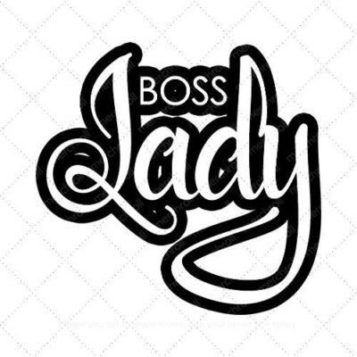 Boss Lady Mommy & Baby Matching Shirt Design Bundle SVG PNG EPS DXF AI Download